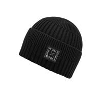 Strickmütze CHILLOUTS "Shealyn Hat", Damen, schwarz, Feinstrick, Baumwollmischung, unifarben, Mützen Strickmütze, Unisex, Wärmend, Mit Wollanteil (29245418-0) schwarz