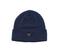 Strickmütze JACK & JONES "JACDNA BEANIE NOOS", Herren, blau (navy blazer), Strick, Kunstfaser, unifarben, Mützen Strickmütze, Kunstfaser, Rippenstrick (86460934-0) navy blazer