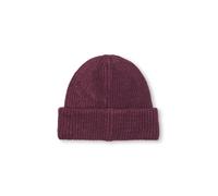 Strickmütze KIDS ONLY "KOGSWEA LIFE BEANIE VD ACC NOOS", Mädchen, lila (winetasting), Strick, Materialmix, unifarben, Mützen Strickmütze, Materialmix (81965267-0) winetasting