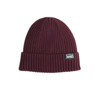 Strickmütze LEVI'S "SUNSET BEANIE", Damen, rot (tawny port), Baumwolle, Mützen Strickmütze (53672905-0) tawny port