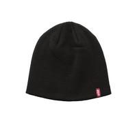 Strickmütze LEVI'S "UNISEX", Damen, Gr. L/XL, schwarz, Kunstfaser, unifarben, Basic, Mützen Strickmütze, OTIS BEANIE (40227266-L) schwarz