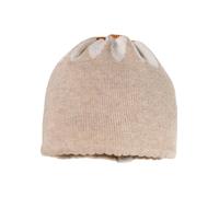 Strickmütze MAXIMO, Baby, Gr. 47, beige, Baumwolle, gemustert, Mützen Strickmütze, für Babys mit zauberhaftem Margariten-Design. (27838551-47) beige