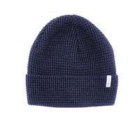 Strickmütze MAXIMO, Jungen, Gr. 53, blau (marine), Strick, Materialmix, unifarben, Mützen Strickmütze, Wollanteil, gefüttert, breiter Umschlag (45487305-53) marine