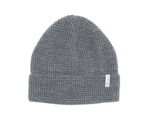Strickmütze MAXIMO, Jungen, Gr. 53, grau (dunkelgraumeliert), Strick, Materialmix, unifarben, Mützen Strickmütze, Wollanteil, gefüttert, breiter Umschlag (37411049-53) dunkelgraumeliert