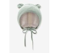 Strickmütze Ohren aus Bio-Baumwolle Kinder Sterntaler salbeigrün Gr. 49 cm