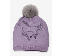 Strickmütze PFERD Mädchen maximo Strass lila Gr. 53/55 cm