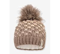 Strickmütze Pompon Mädchen Sterntaler braun Gr. 51 cm