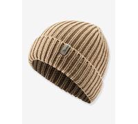 Strickmütze Ripp-Optik Umschlag Kinder Sterntaler sandfarben Gr. 49 cm
