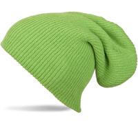 Strickmütze STYLEBREAKER "Feinstrick Beanie doppelt gestrickt", Damen, grün, Obermaterial: 100% Polyacryl PAN., Modisch, Mützen Strickmütze (62359259-0) grün