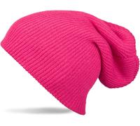 Strickmütze STYLEBREAKER "Feinstrick Beanie doppelt gestrickt", Damen, pink, Obermaterial: 100% Polyacryl PAN., Modisch, Mützen Strickmütze (21395160-0) pink