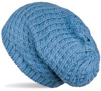 Strickmütze STYLEBREAKER "Grobstrick Beanie Mütze", Damen, blau (hellblau), Obermaterial: 10% Viskose CV. 80% Polyacryl PAN. 10% Wolle WO., Modisch, Mützen Strickmütze (67587469-0) hellblau