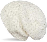 Strickmütze STYLEBREAKER "Grobstrick Beanie Mütze", Damen, weiß (creme), Obermaterial: 10% Viskose CV. 80% Polyacryl PAN. 10% Wolle WO., Modisch, Mützen Strickmütze (85188013-0) creme