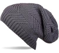 Strickmütze STYLEBREAKER "Strick Beanie Mütze mit Struktur", Damen, grau, Obermaterial: 100% Polyacryl PAN., Modisch, Mützen Strickmütze (65360140-0) grau