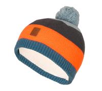 Trollkids - Kid's Gryllefjord Bobble Cap - Mütze, Gr. 48 cm-52 cm 48-52 cm - 2-5 Years, bunt (StormyBlue/FlameOrange/Anthracite)