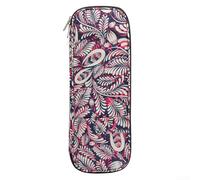 Stricknadel-Aufbewahrungs-Organizer für Häkelnadeln, Aluminium-Rundstricknadeln und Doppelspitzen-Nadeln, kompakt und reisefreundlich (lila)