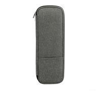 Stricknadel-Aufbewahrungs-Organizer für Häkelnadeln, Aluminium-Rundstricknadeln und Doppelspitzen-Nadeln, kompakt und reisefreundlich (grau)