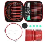 Stricknadel-Set, 40 cm/60 cm/80 cm/100 cm, abnehmbare kreisförmige austauschbare Stricknadeln für handgefertigtes DIY-Stricken