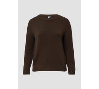 Strickpulli aus Baumwollmix 46 braun 2176538.8947.46