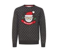 11 Project Weihnachtspullover Herren anthrazit, L