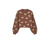 Boxy Strickpullover mit Intarsien-Muster 128/134 braun 2180907.88X1.128_134