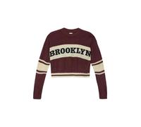 Cropped Oversize-Pullover mit Schriftzug 158/164 rot 2170395.4927.158_164