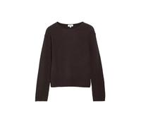 Strickpullover S.OLIVER, Damen, Gr. 36, braun, Strick, Obermaterial: 60% Baumwolle, 40% Polyacryl, unifarben, normal hüftbedeckend, Rundhals, Rollkante, Pullover Strickpullover, mit Rundhals und Rollk