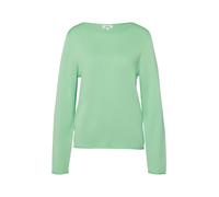 Strickpullover S.OLIVER, Damen, Gr. 36, grün, Strick, Obermaterial: 50% Baumwolle, 50% Viskose, unifarben, regular fit normal, Rundhals, gerader Abschluss, Pullover Strickpullover (26800247-36) grün