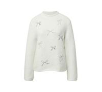 s.Oliver BLACK LABEL Strickpullover mit Wollanteil Damen ecru, 40