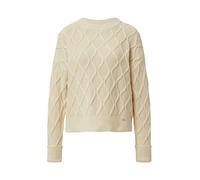 s.Oliver Pullover im Relaxed Fit mit Zopfmuster Beige Größe 42