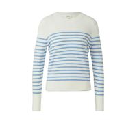 Gestreifter Pullover aus Viskosemix 42 blau|creme 2161704.51H0.42