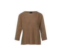 s.Oliver Leichter Feinstrickpullover Relaxed-Fit Viskose-Mix mit Glitzergarn Braun Größe 44