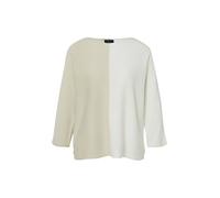 s.Oliver BLACK LABEL Regular Fit Strick-Shirt aus Baumwoll-Mix in Camel, Größe 44