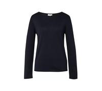 Strickpullover S.OLIVER, Damen, Gr. 46, navy, Strick, Obermaterial: 100% Baumwolle, unifarben, normal hüftbedeckend, U-Boot-Ausschnitt, Pullover Strickpullover, mit U-Boot-Ausschnitt (37282061-46) nav