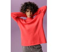 Strickpullover ANISTON CASUAL, Damen, Gr. 40, rot, Feinstrick, Obermaterial: 75% Polyacryl, 23% Polyamid, 2% Elasthan, unifarben, lässig geschnitten hüftbedeckend, Strickbündchen, Pullover Strickpullo