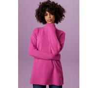 Strickpullover ANISTON CASUAL, Damen, Gr. 42, lila (beere), Feinstrick, Obermaterial: 75% Polyacryl, 23% Polyamid, 2% Elasthan, unifarben, lässig geschnitten hüftbedeckend, Strickbündchen, Pullover St