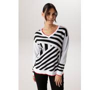Aniston Pullover in Weiß - Größe 48 | Damen Pullover Cardigans
