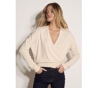 Strickpullover APRICOT "Feinstrickpullover", Damen, Gr. XS (34), weiß (stein), gestrickt, Obermaterial: 71% Viskose CV. 29% Polyester PES., uni, Modisch, Normale Länge, Gerippte Ärmelbündchen, Pullove