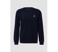 Strickpullover aus Baumwolle mit Raglanärmeln M blau 2170232.5978.M