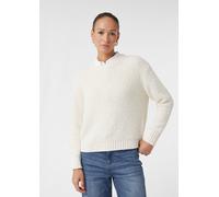 Comma Strickpullover comma casual identity Bouclé Damen Ecru Größe 36
