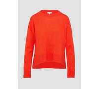 Strickpullover aus Kaschmirmix mit seitlichen Schlitzen 38 Orange 2163615.2586.38