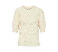 Strickpullover B.YOUNG "Strickpullover BYOKSANA", Damen, Gr. XXL, blau (birch melange), Obermaterial: 55% Polyacryl PAN. 21% Polyester PES. 16% Nylon NY. 8% Wolle mw., Pullover Strickpullover (8672920