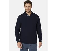 Strickpullover BABISTA "Pullover NARDON", Herren, Gr. L, blau (dunkelblau), Obermaterial: 100% Baumwolle CO., Pullover Strickpullover (21954468-L) dunkelblau