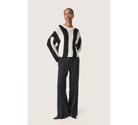 Strickpullover Baggy fit black white M