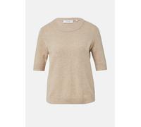 Comma Strickpullover aus Wollmix mit halblangem Ärmel