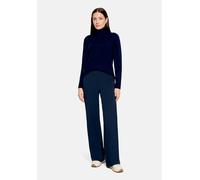 Strickpullover BETTY BARCLAY "Damen langarm", Damen, Gr. 36, blau (dunkelblau), Strick, Obermaterial: 55% Viskose, 30% Polyester, 15% Polyamid, Basic, gerade lang, Pullover Strickpullover (14843965-36
