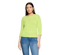 Strickpullover BETTY BARCLAY "Damen mit 3/4 Arm", Damen, Gr. 44, grün glow, Strick, Obermaterial: 65% Polyacryl, 35% Polyamid, Basic, gerade normal, Rundhals, Pullover Strickpullover (81767059-44) grü