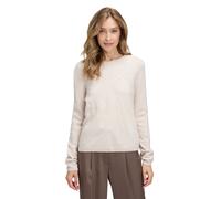 Strickpullover BETTY BARCLAY "Damen mit Applikation", Damen, Gr. 48, beige (light beige melange), Strick, Obermaterial: 33% Baumwolle, 26% Polyacryl, 23% Polyamid, 10% Viskose, 5% Wolle, 3% Elasthan.,