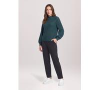 Strickpullover BETTY BARCLAY "Damen mit Effektgarn", Damen, Gr. 40, grün (atlantic deep), Strick, Obermaterial: 62% Polyester, 18% Polyamid, 16% Polyester, 4% Wolle, gerade normal, Pullover Strickpull