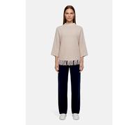 Strickpullover BETTY BARCLAY "Damen mit Fledermausärmeln", Damen, Gr. 36, beige (light beige melange), Strick, Obermaterial: 50% Viskose, 27% Polyamid, 23% Polyester, lässig geschnitten normal, Pullov