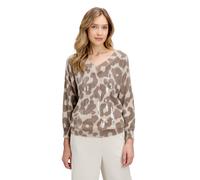 Betty Barclay Strickpullover mit 3/4-Ärmel in Taupe, Größe 36